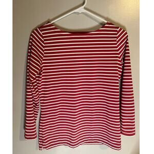 Vineyard Vines, Striped Sankaty Simple Boatneck Tee, size XS